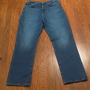 Madewell 90’s straight jeans. Size 31T